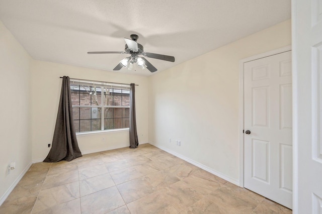 1905 W Mistral Ln, Fort Walton Beach, FL 32547 - empty room featuring a ceiling fan and baseboards