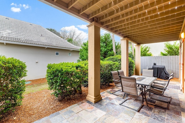 view of patio