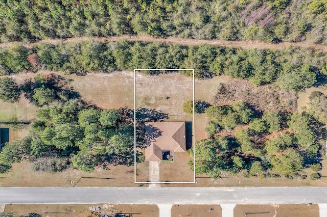 8180 Shooter Ln, Laurel Hill, FL 32567 - aerial view of property and surrounding area featuring property boundaries highlighted
