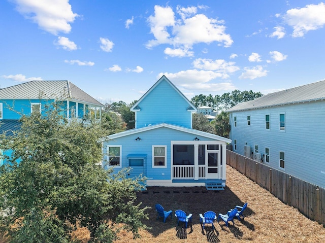 view of back of property