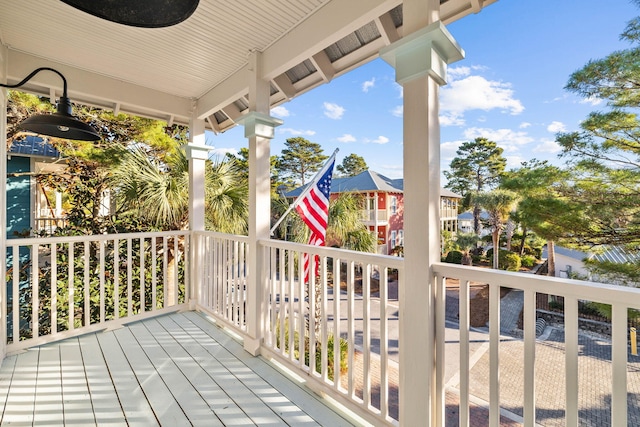 view of deck