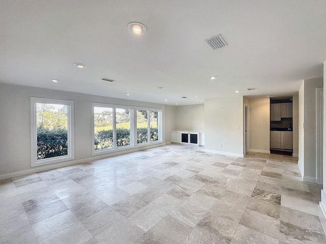 view of unfurnished living room