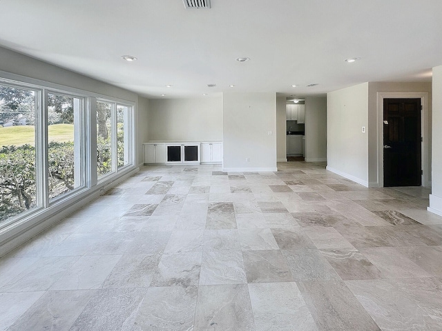 view of unfurnished living room