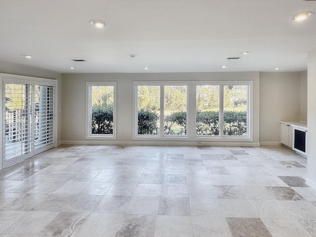 view of unfurnished living room