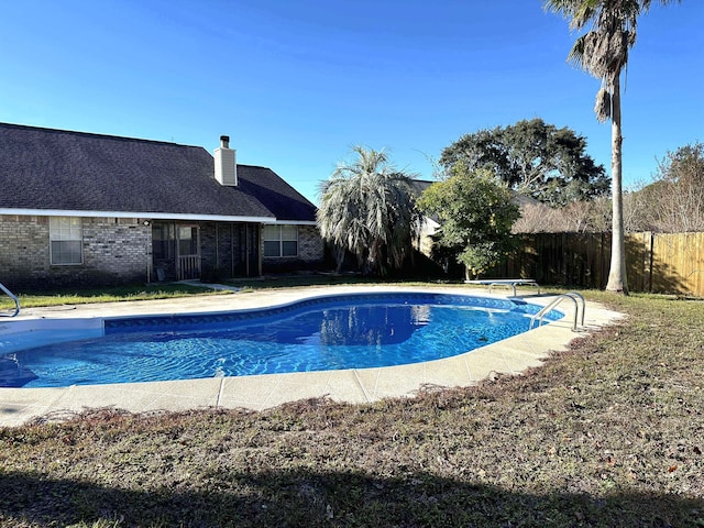 view of pool