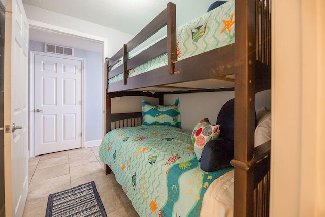 view of tiled bedroom