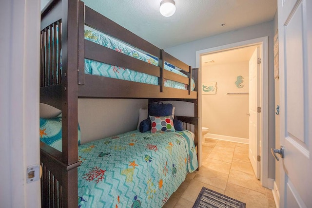 view of tiled bedroom