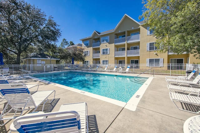 view of pool