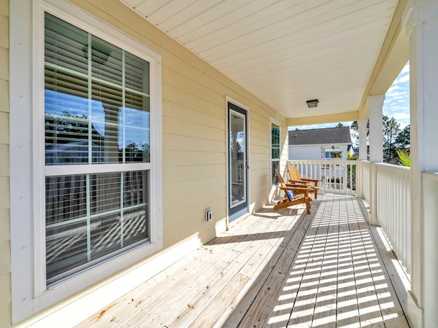 view of deck