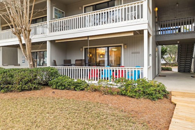 3799 E County Highway 30a # E-6, Santa Rosa Beach, FL 32459 - view of exterior entry with a balcony