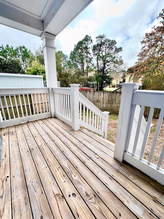 view of deck