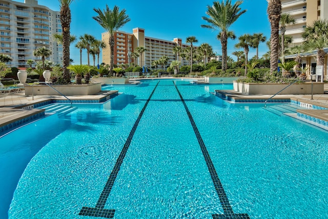 view of pool