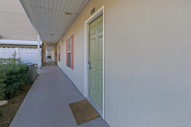 exterior space featuring covered porch