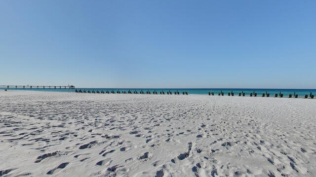 1110 Santa Rosa Blvd Unit C303, Fort Walton Beach, FL 32548 - view of water feature with a beach view