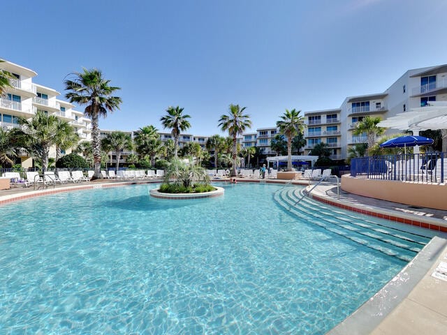 1110 Santa Rosa Blvd Unit C303, Fort Walton Beach, FL 32548 - community pool with fence