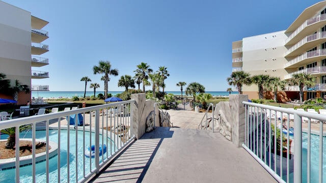 1110 Santa Rosa Blvd Unit C303, Fort Walton Beach, FL 32548 - balcony featuring a water view