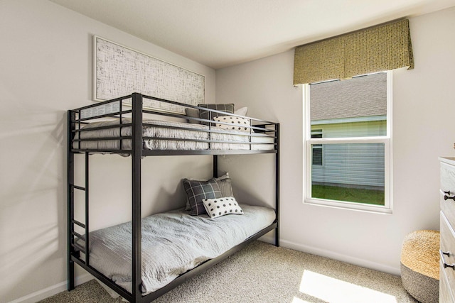 bedroom with carpet flooring