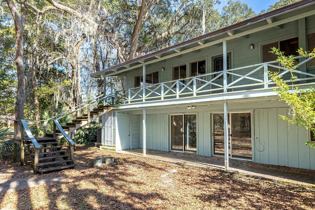 view of rear view of property