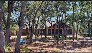 view of rear view of property