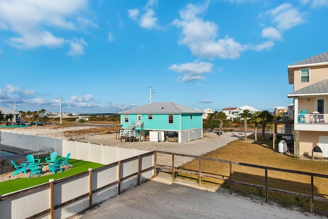 view of rear view of property