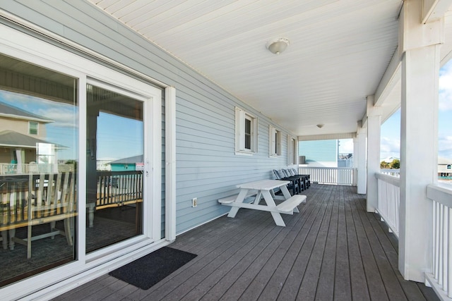 7646 Gulf Blvd, Navarre, FL 32566 - view of wooden terrace