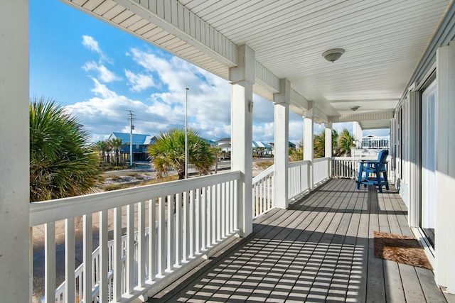 view of deck