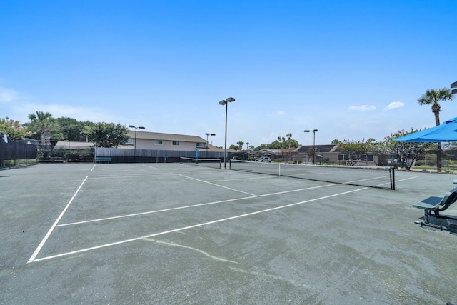 view of sport court