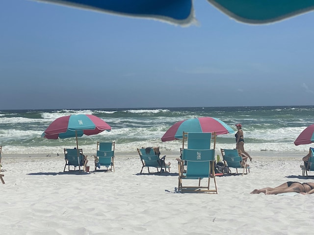 water view featuring a view of the beach