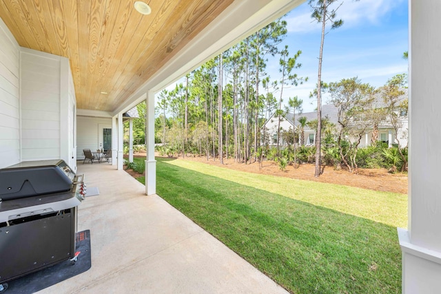 489 Hideaway Cir, Santa Rosa Beach, FL 32459 - view of green lawn with a patio