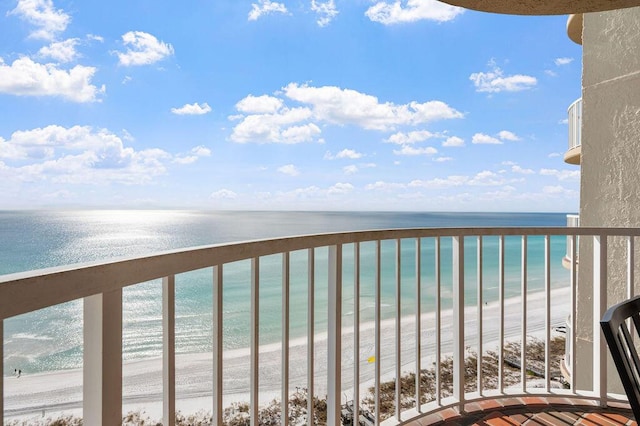 9815 US Highway 98 W Unit 1602, Miramar Beach, FL 32550 - balcony with view of water and beach