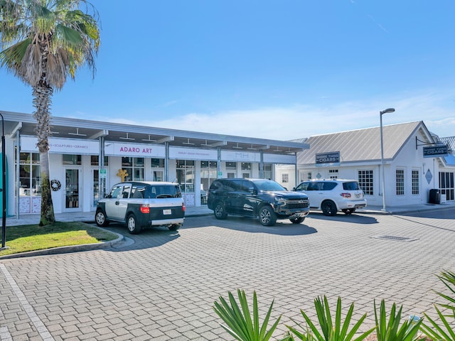 view of parking / parking lot