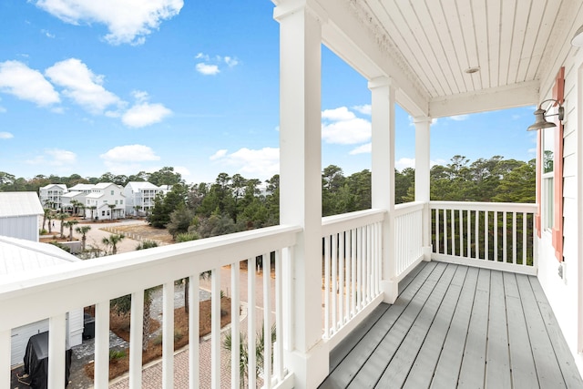 view of deck