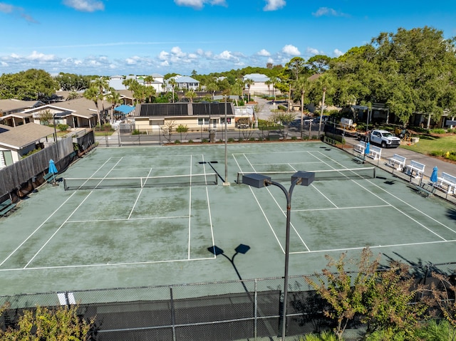 view of sport court