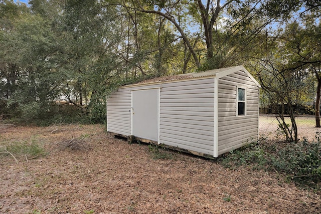 view of outdoor structure