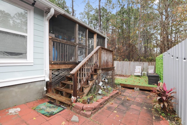 29 Santa Pine St, Santa Rosa Beach, FL 32459 - view of patio featuring a wooden deck