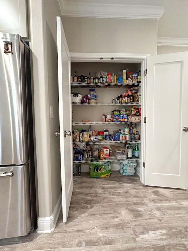 view of pantry