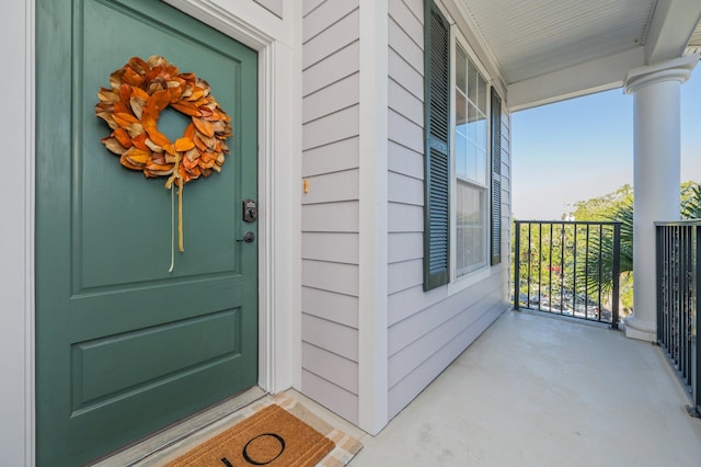 view of entrance to property