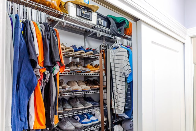 view of closet