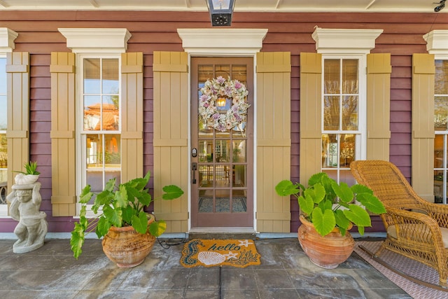 view of property entrance