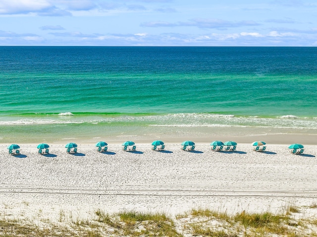 water view featuring a view of the beach