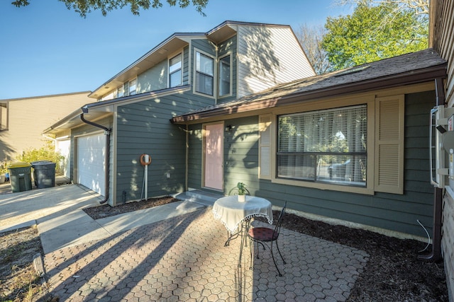 exterior space with a patio