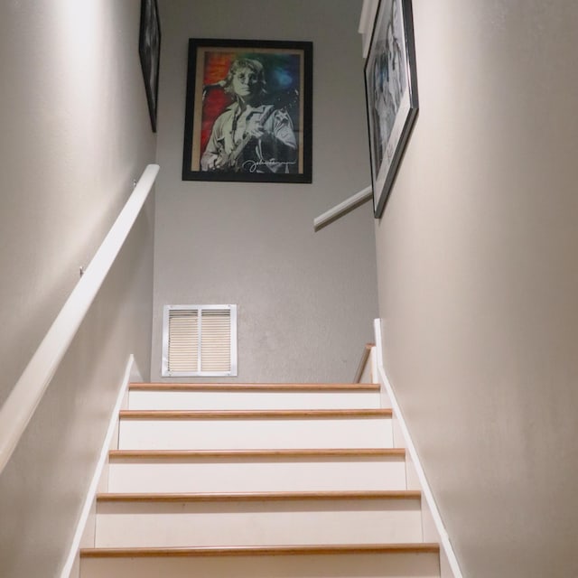 view of stairs