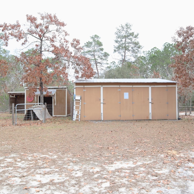 view of outbuilding