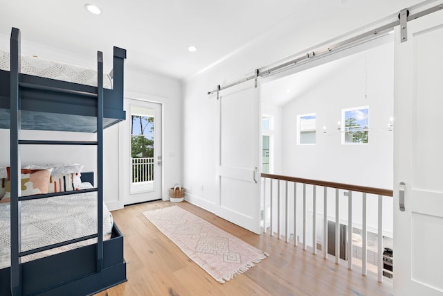 foyer entrance featuring light wood-type flooring