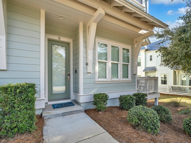 view of property entrance