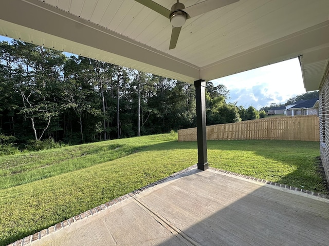 337 Shoal River Dr, Crestview, FL 32539 - view of patio / terrace featuring a ceiling fan