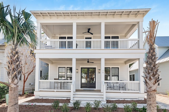 view of front facade with covered porch