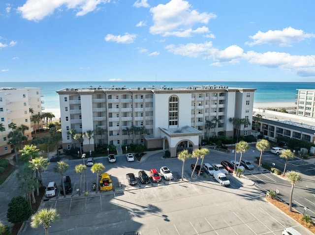 view of property with a water view