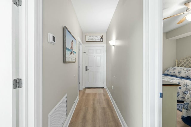 1111 Santa Rosa Blvd Unit 106, Fort Walton Beach, FL 32548 - hall featuring hardwood / wood-style flooring