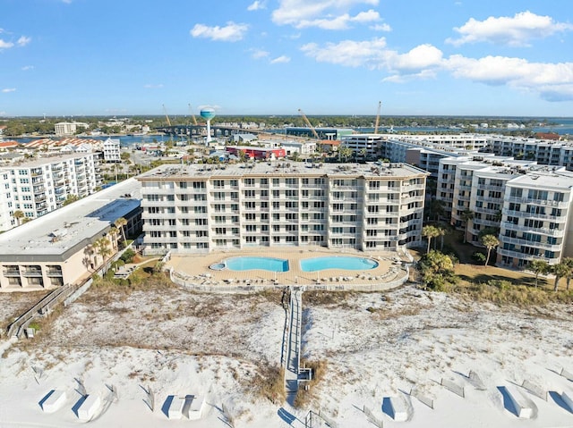 1111 Santa Rosa Blvd Unit 106, Fort Walton Beach, FL 32548 - birds eye view of property featuring a water view